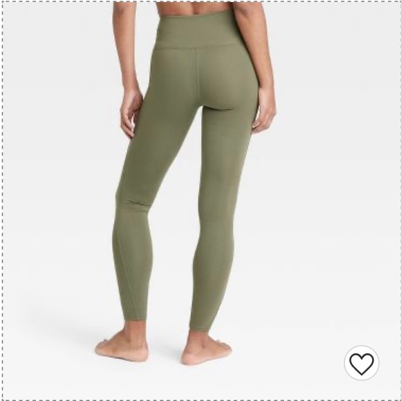 💚🍀🥝Target All in Motion Brush Sculpt Hi-Rise Leggings / Moss Green 💚🍀🥝 - S - Picture 2 of 7